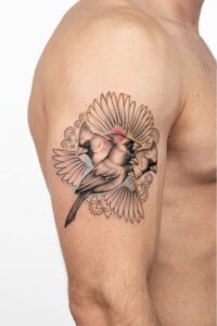 Bird Arm Hand Tattoo Design Inkbulb
