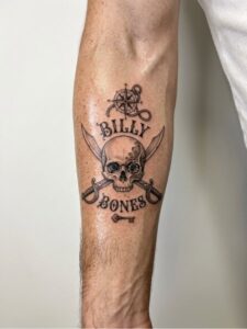 Skull Arm Hand Tattoo Design Inkbulb