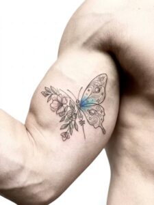 Butterfly Web Arm Hand Tattoo Design Inkbulb