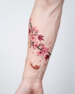Flower Arm Hand Tattoo Design Inkbulb